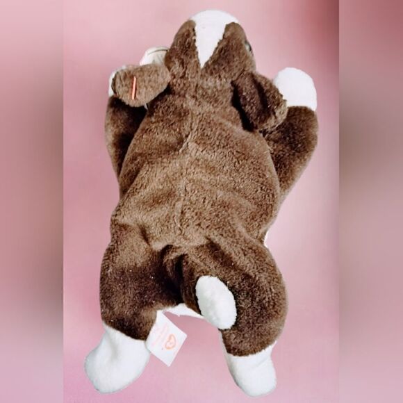 TY "BRUNO" Bull Terrier Dog with TAG AS COLLECTABLE! VINTAGE 1997 PERFECT! - Picture 10 of 11